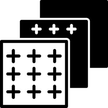 Layers Clean Frame Object vector