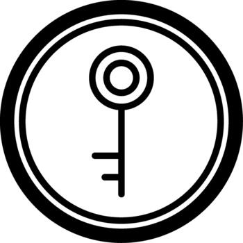 Key Modern Tech Object vector