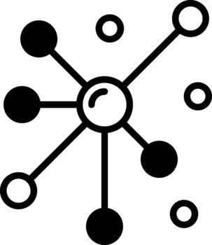 Node Minimal Art Object vector