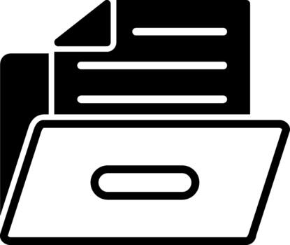 Folder Custom Line Element vector