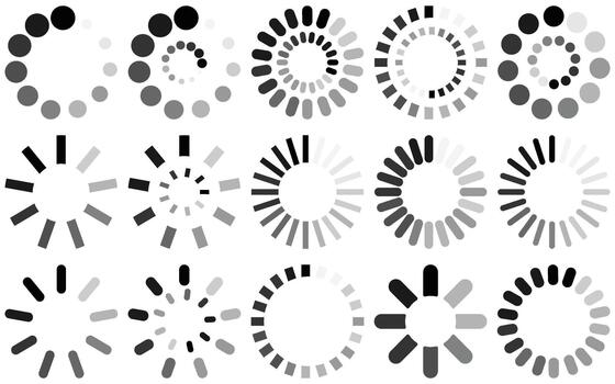 cargando icono colocar. vector