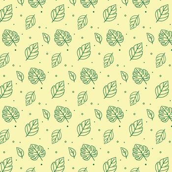 Leaf Background Pattern Design vector