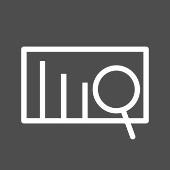 analítica y datos visualización oscuro vector