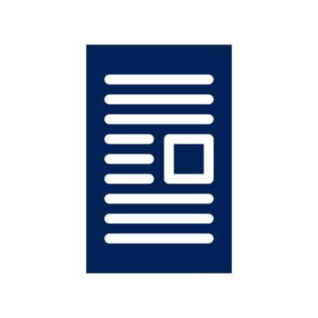 Document Upload and Cloud Transfer solid vector