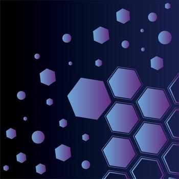 Hexagonal Pattern Background vector