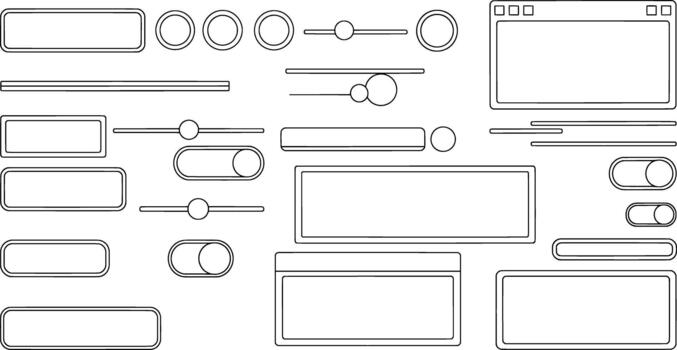 geometric grid pattern with interconnected rectangular shapes and lines vector