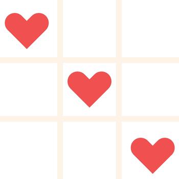 corazón modelo cuadrícula antecedentes vector