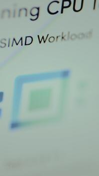 programma rennen een CPU testen, simd werkdruk en geheimschrift video