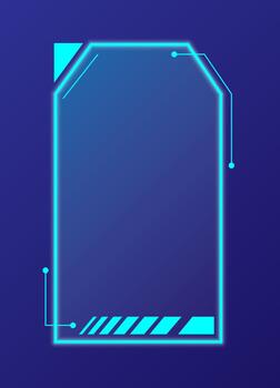 moderno interfaz elementos en tecnología azul vector