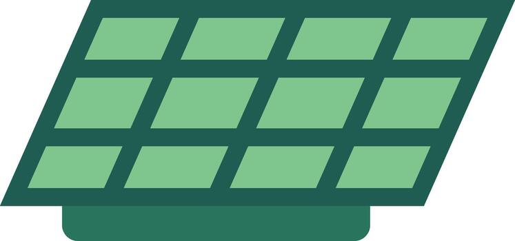 Solar Panel Array Illustration vector