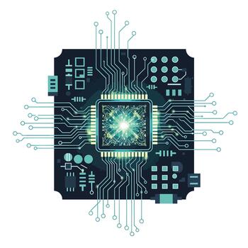 Advanced microchip technology vector