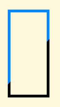 sencillo rectangular marco vector