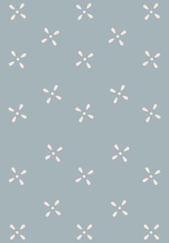 Flower Seamless Repeat Pattern Background vector