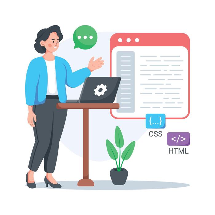 Web Developer Course Vector Art, Icons, and Graphics for Free Download