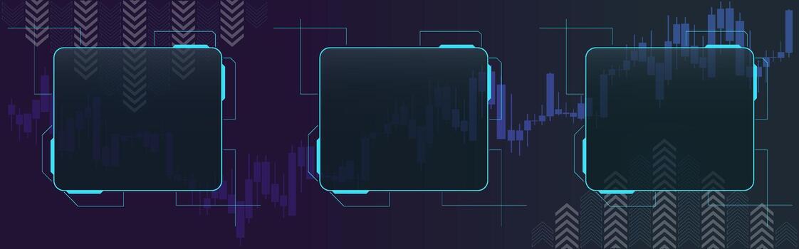 Data visualization with empty panels vector