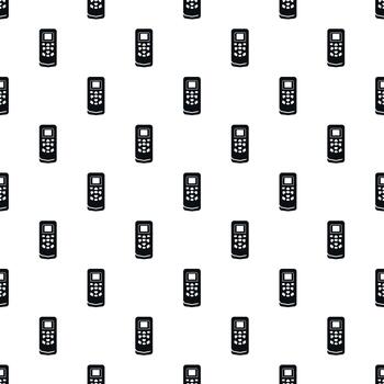 Remote control seamless pattern creating technology background vector