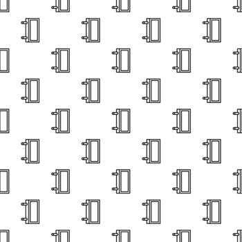 Seamless pattern with a rectangular store sign vector