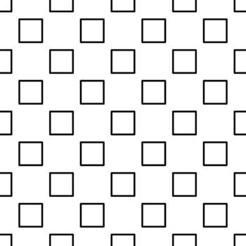 Repeating square outline grid seamless pattern vector