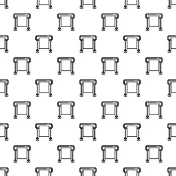 Plotter machine pattern repeating seamless background design vector