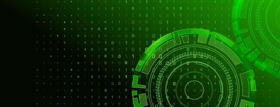 digital datos corriente con binario código 0 0 y 1 resumen tecnología vector