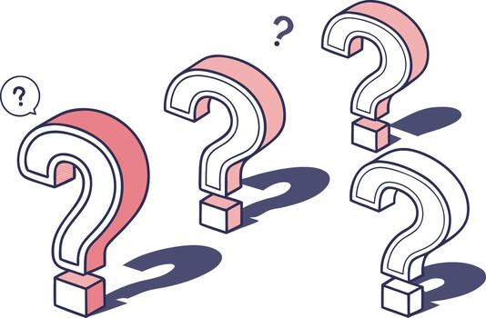 Question Mark Background Pattern vector