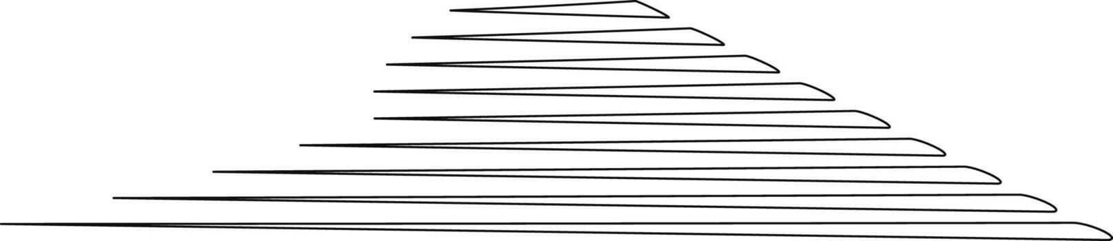 Sharp parallel lines form a structured and dynamic geometric design. vector