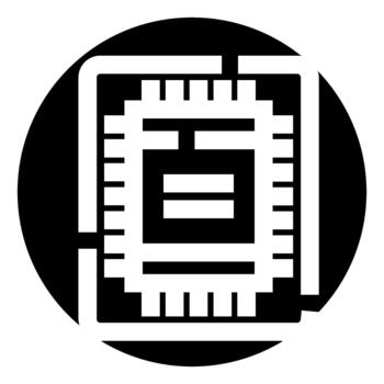 Artificial intelligence chip processing future technology data vector