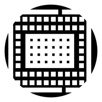Microchip processor creating digital technology computing concept vector