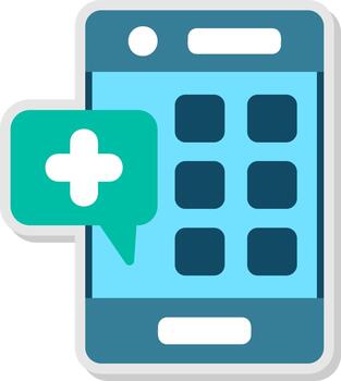 Application Flat Shadow Design vector