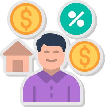 pagador plano sombra diseño vector