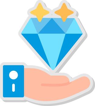 Value Proposal Flat Shadow Design vector