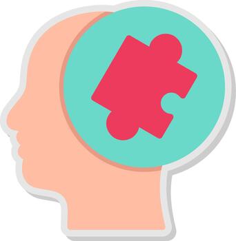 Solution Flat Shadow Design vector