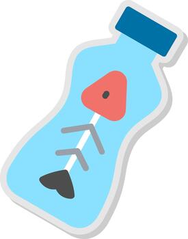 Fish Flat Shadow Design vector