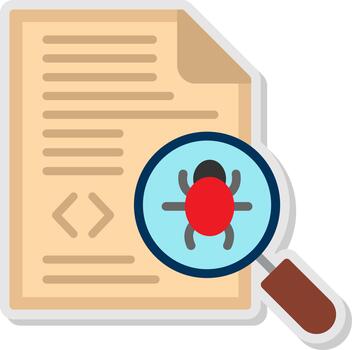 Debugging Flat Shadow Design vector