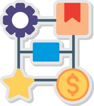 modelo plano sombra diseño vector