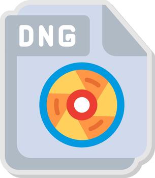 DNG Flat Shadow Design vector