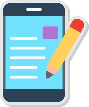 Editor Flat Shadow Design vector