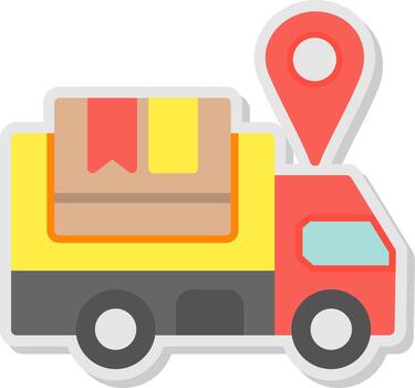 Tracking Flat Shadow Design vector