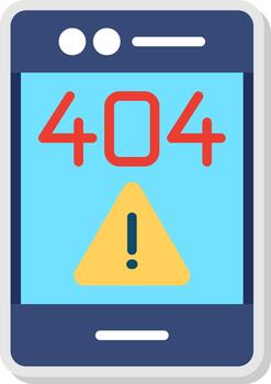 404 Error Flat Shadow Design vector
