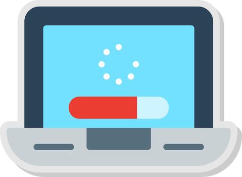 Loading Flat Shadow Design vector