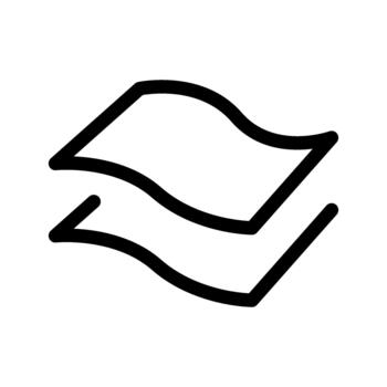 Layers stack hierarchy icon vector