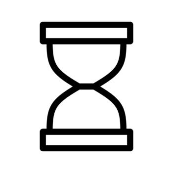 Time clock timer icon vector