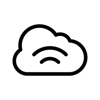 nube informática servidor en línea datos almacenamiento tecnología red icono vector