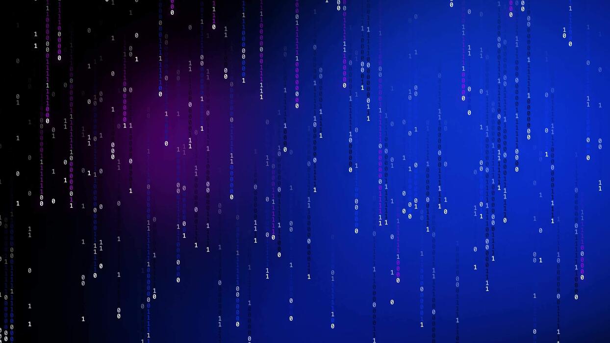 Binary Rain Background Stock Video Footage for Free Download