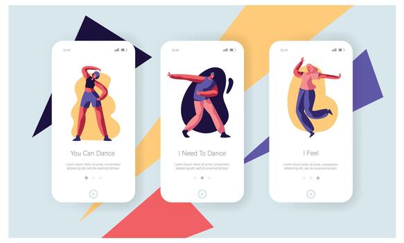personas en ropa bailando tiempo libre vector
