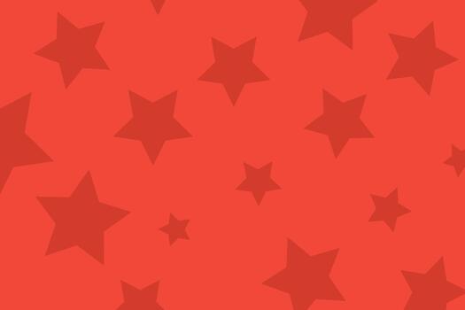 red basic star pattern background vector