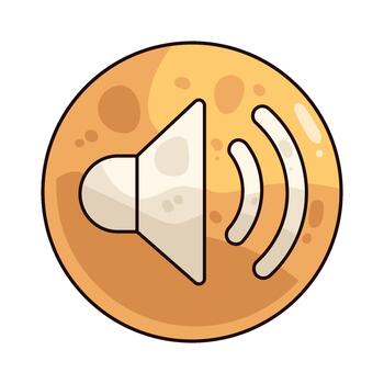 redondo volumen botón vector