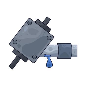 Leaking Sensor Illustration vector