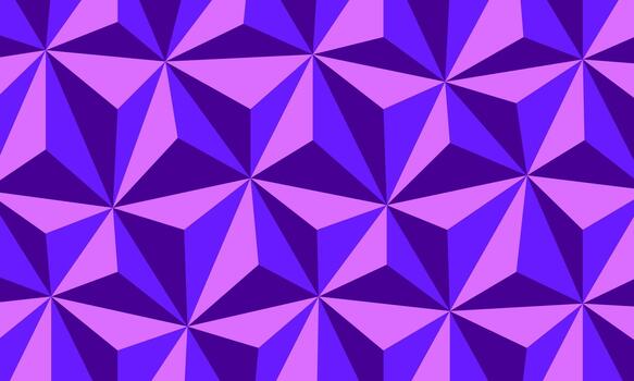 resumen púrpura geométrico polígono modelo con repitiendo triangular formas vector