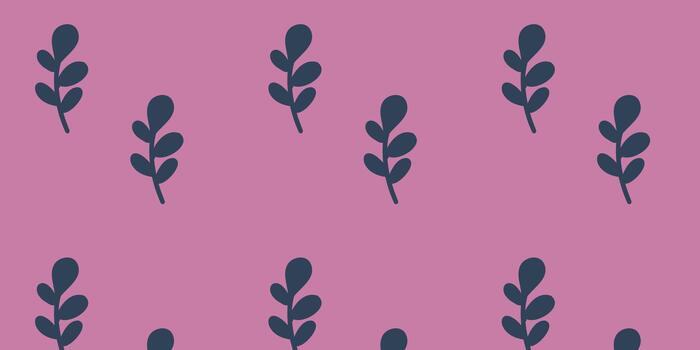 pattern with leaf elements vector